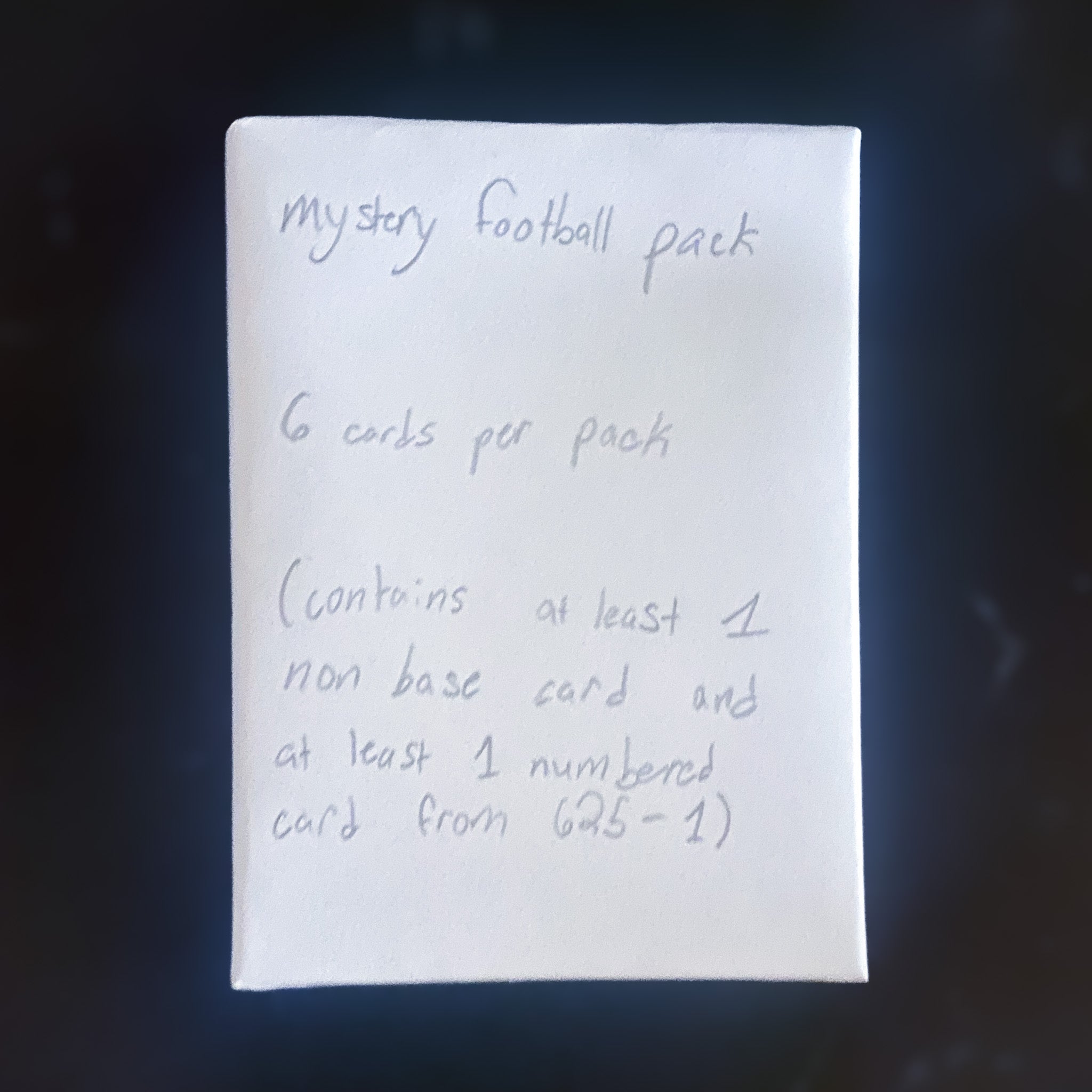 Mystery Football Pack (6 cards)